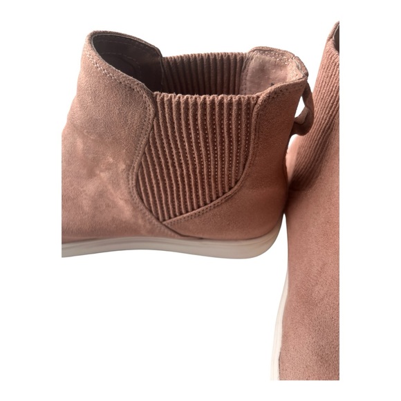 Steve by Steve Madden Women's Lanci Mauve Pink Suede Ankle Boots Size 9M Slip-on - Picture 5 of 10
